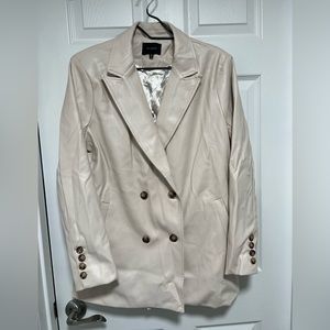 FINAL PRICE En Saison faux leather blazer